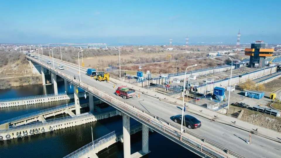 Podul din Năvodari, în reparații – foto 3