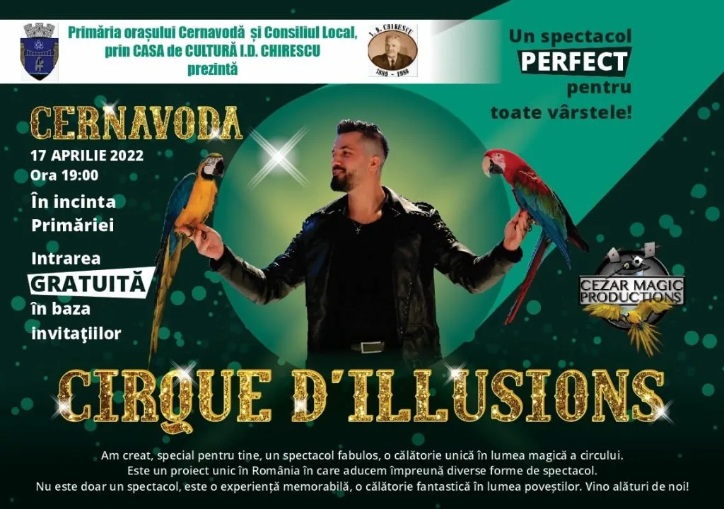 Cernavodă: Spectacole de comedie și magie cu intrare liberă – foto 3