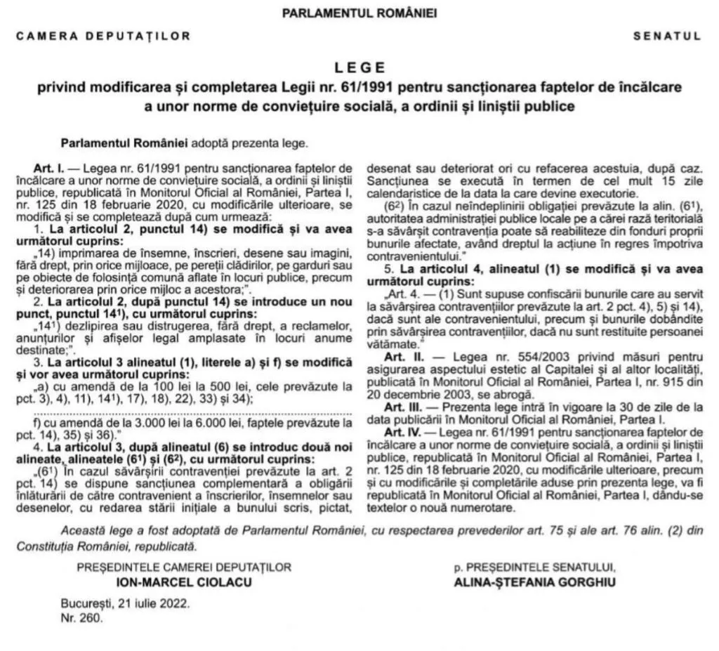 Sancțiuni mai aspre pentru cei care fac „artă” urbană – foto 2