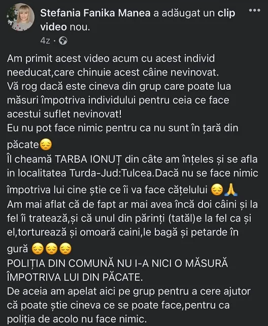 Câini loviți cu sadism! Poliția: „Nu sunt în pericol și nu-i confiscăm!” – foto 2