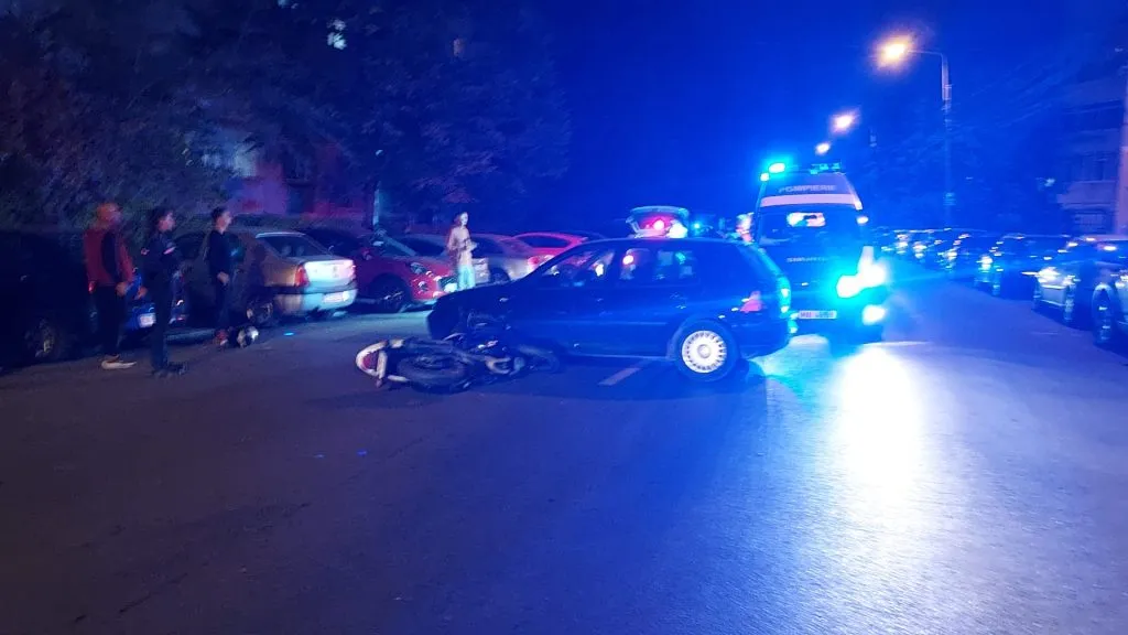 Motociclist implicat într-un accident, în zona Brotăcei – foto 4
