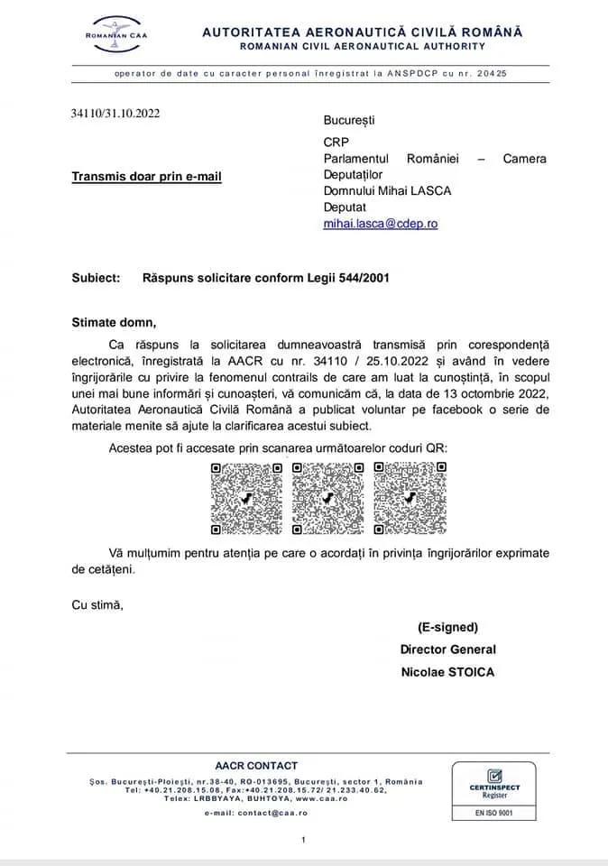 Un deputat face vâlvă în mediul online. „Ce sunt liniile albe de pe cer lăsate de avioane și ce substanțe conțin?” – foto 4