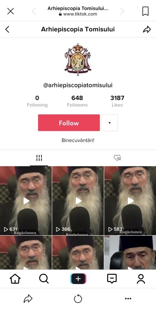 Arhiepiscopia Tomisului este și pe Tik Tok – foto 2