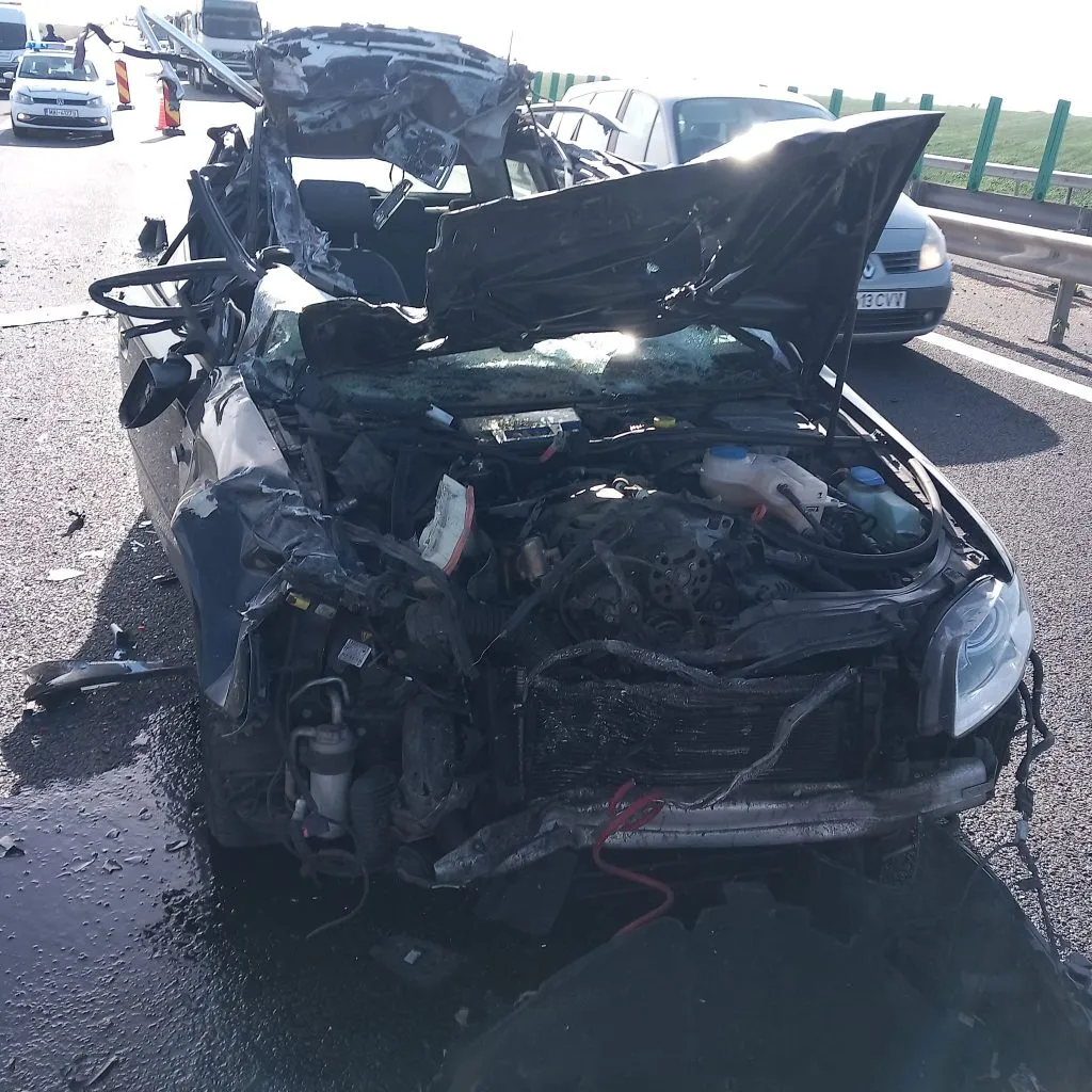 Accident după accident pe A4, spre Ovidiu (FOTO) – foto 2
