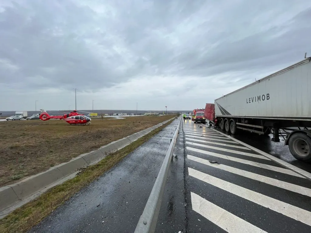 UPDATE: Accident GRAV pe autostrada A2. Traficul este oprit (VIDEO/FOTO) – foto 3