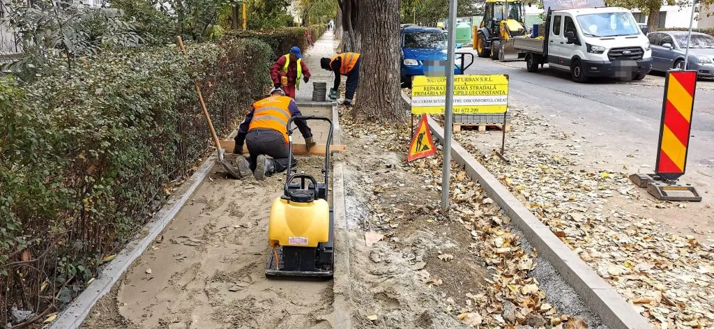 Trotuare și străzi în lucru. Zone de evitat, în Constanța – foto 5