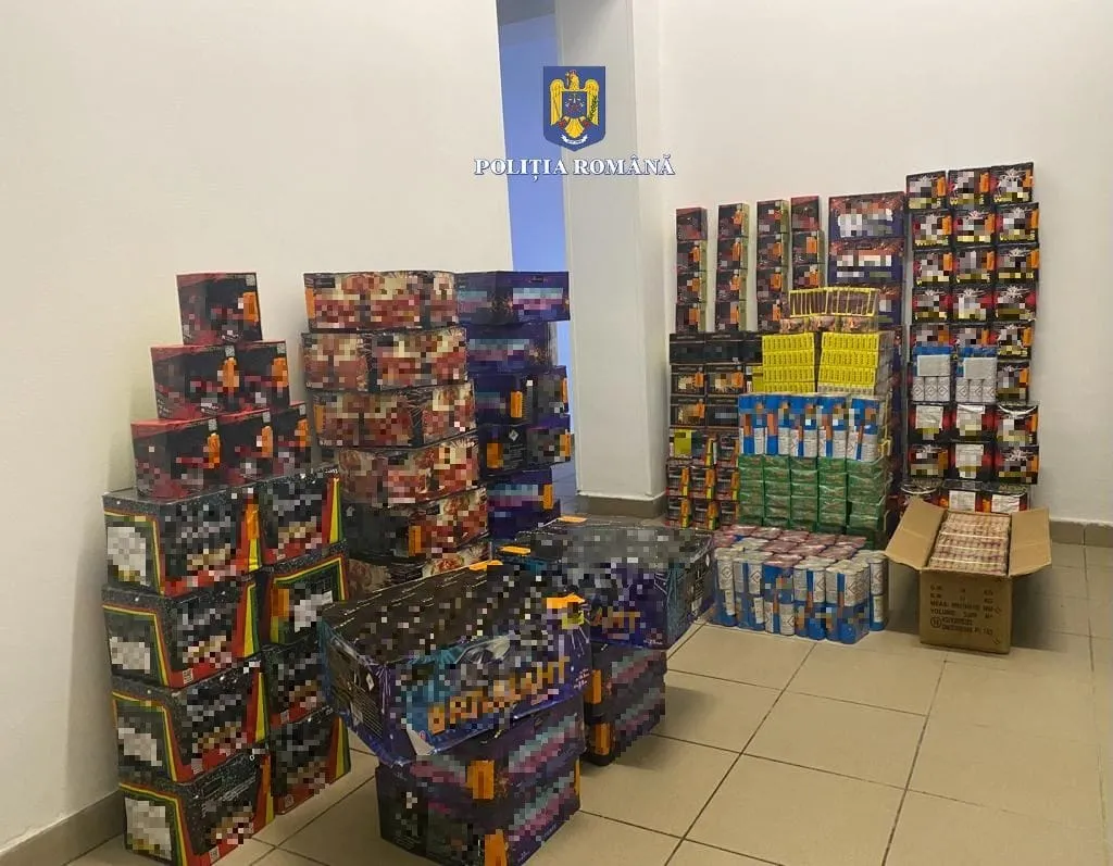 Prins în timp ce vindea articole pirotehnice periculoase – foto 2