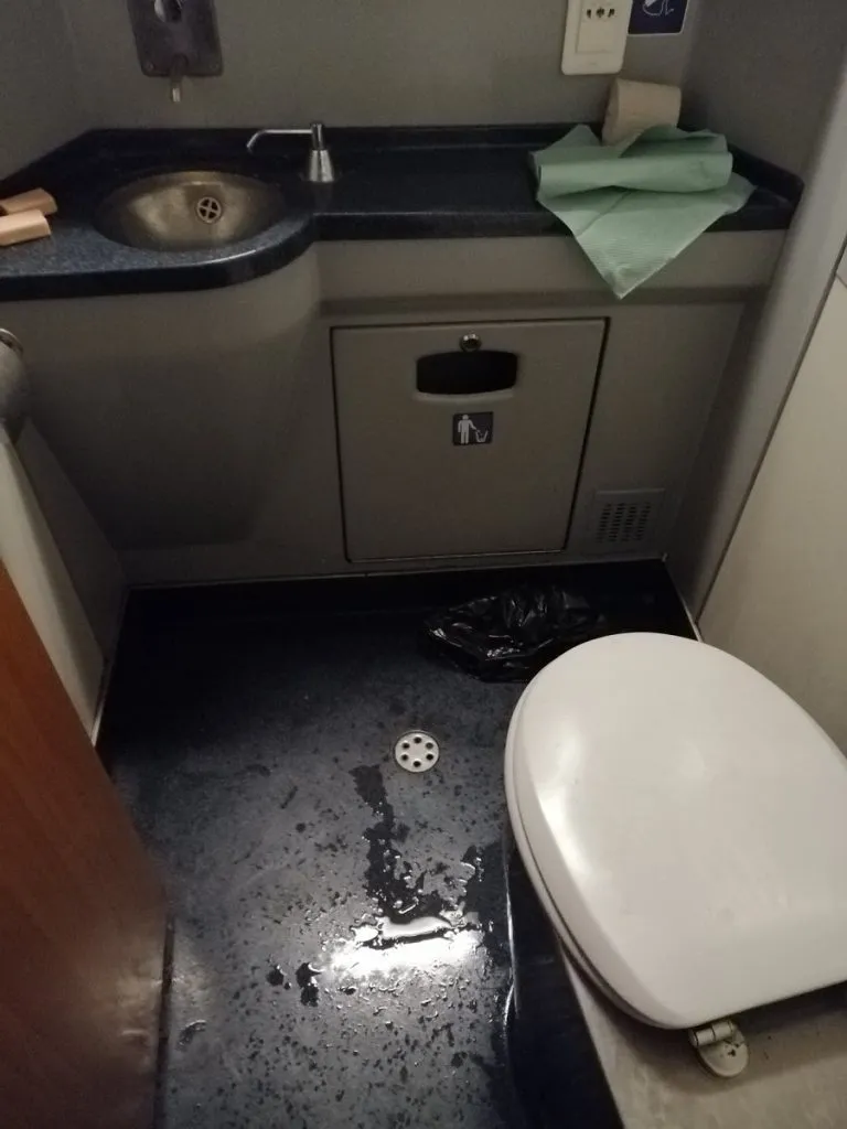 Să luăm și bunul simț în bagaj! Iată imaginile rușinii, din tren! – foto 2