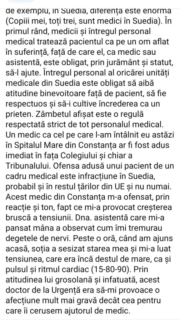 Bunul simț, în moarte clinică: Profesor renumit, umilit de un medic cu 50 de ani mai tânăr – foto 4