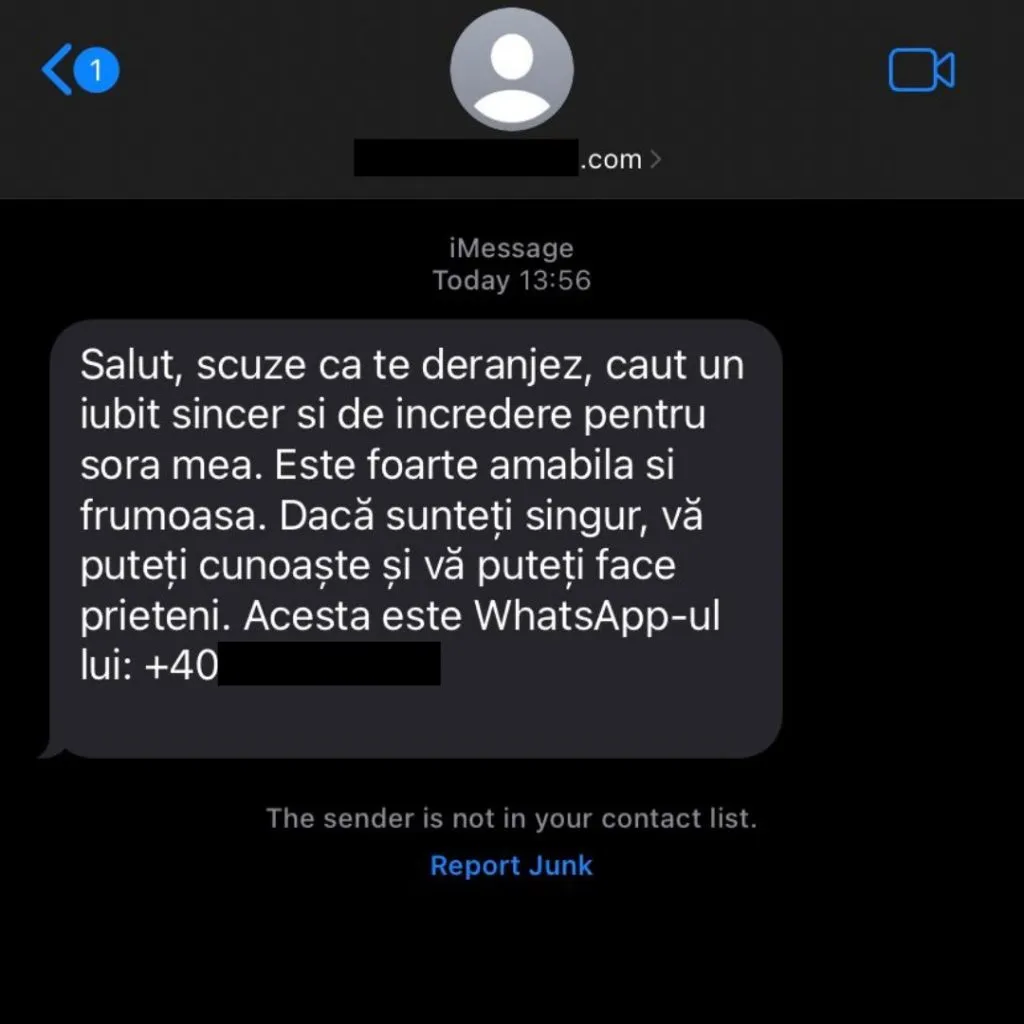 O nouă metodă de fraudă apărută în România: „Scuze că te deranjez, caut un iubit pentru sora mea” – foto 2