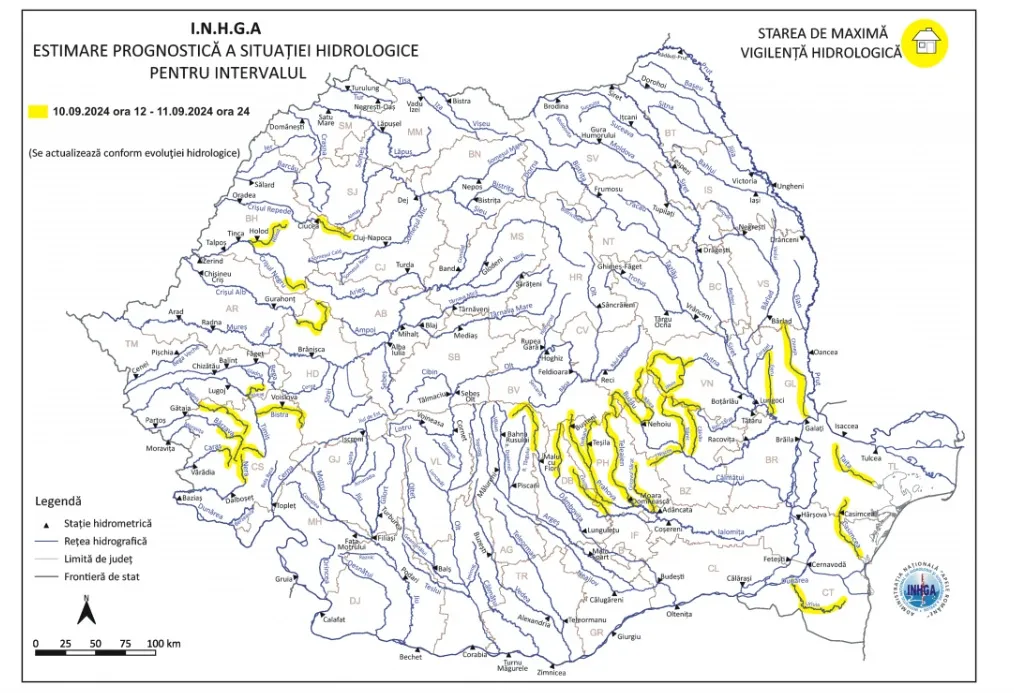 Pericol de inundaţii pe râurile din Dobrogea – foto 2