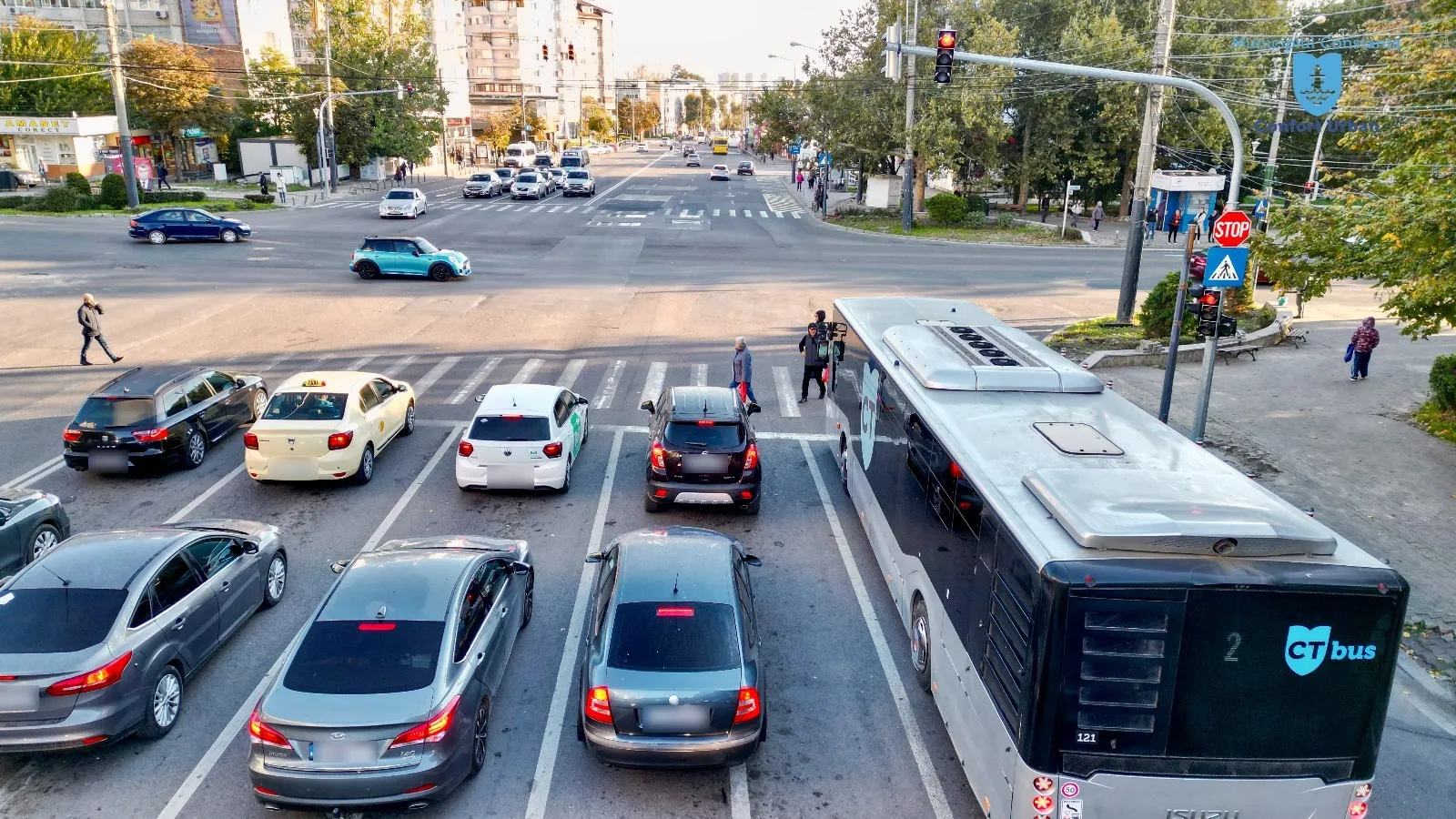 Sistem nou de semaforizare, la intersecția bulevardului Tomis cu strada Soveja