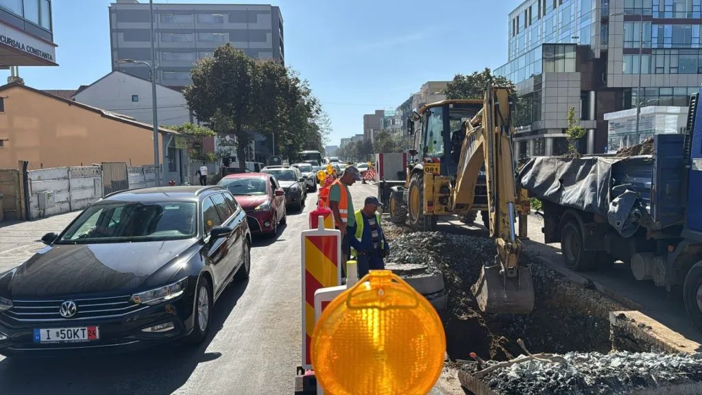 Atenție, constănțeni! Se execută lucrări majore în zona intersecției de la Delfinariu – foto 3