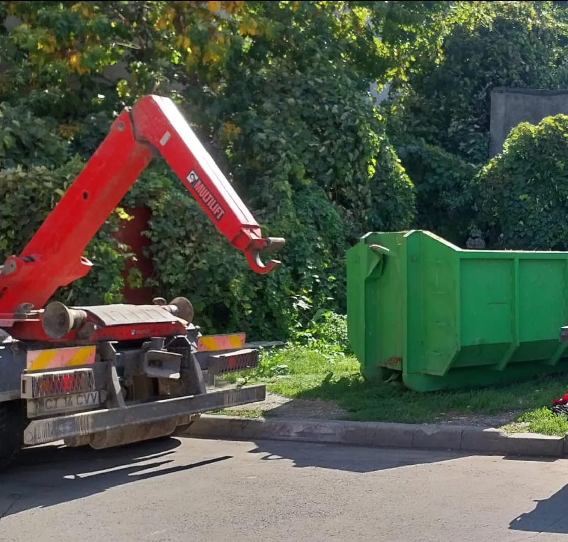Unde este amplasată bena pentru deșeuri voluminoase, în această săptămână