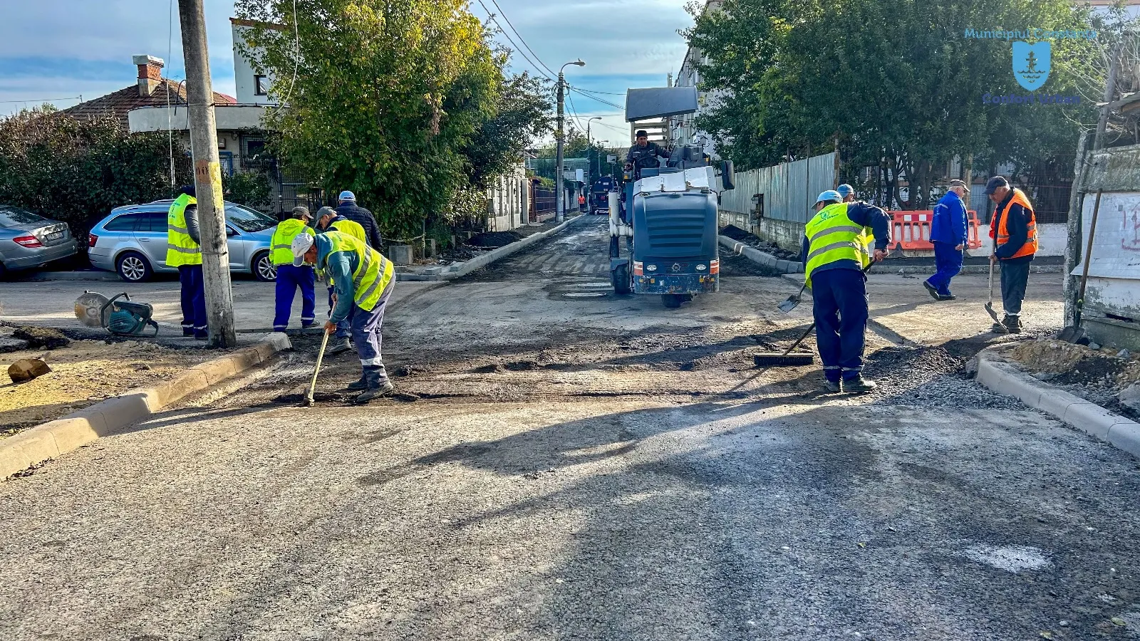O nouă stradă din cartierul Palas este reabilitată