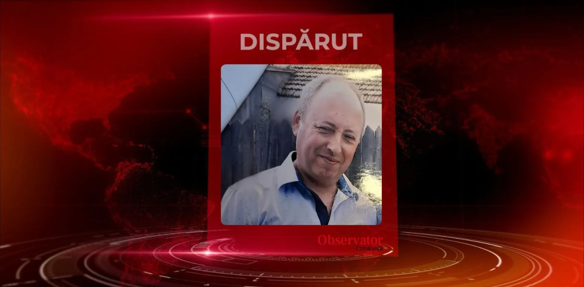 Bărbat de 53 de ani din Ovidiu, dat dispărut
