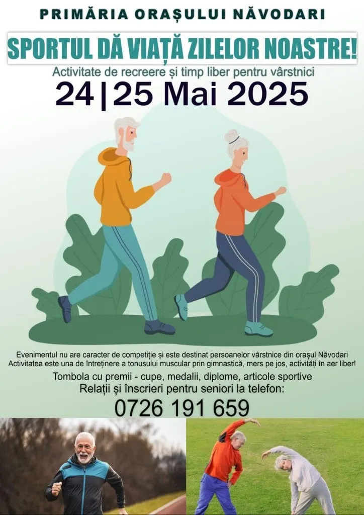 “Sportul dă viață zilelor noastre!” – activitate dedicată seniorilor, în weekend, la Năvodari – foto 2