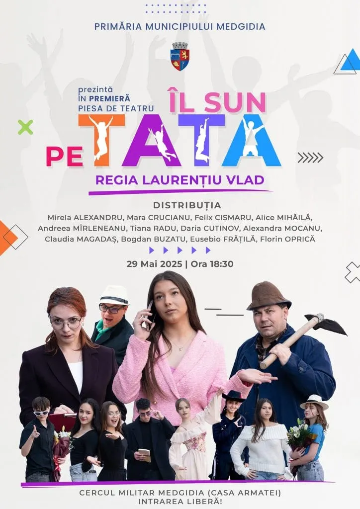 Invitație la teatru, la Medgidia. Intrarea este liberă – foto 2