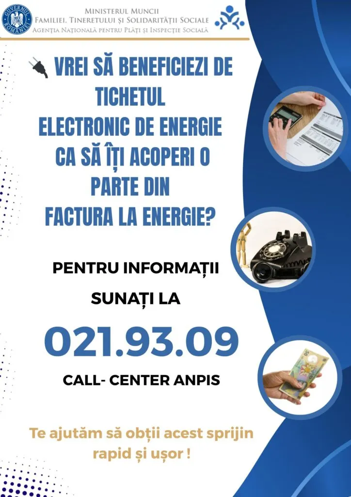 Tichete de energie electrică pentru consumatorii vulnerabili. Iată cum le pot obține cei din Medgidia – foto 2