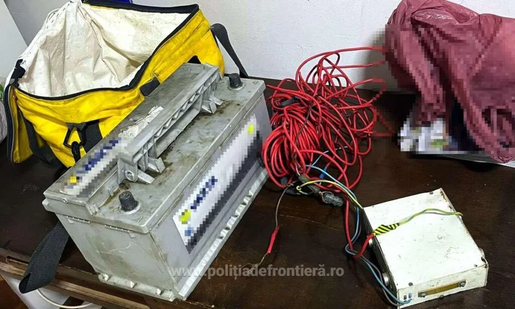 Prins în flagrant în timp ce pescuia cu curent electric pe Dunăre – foto 2
