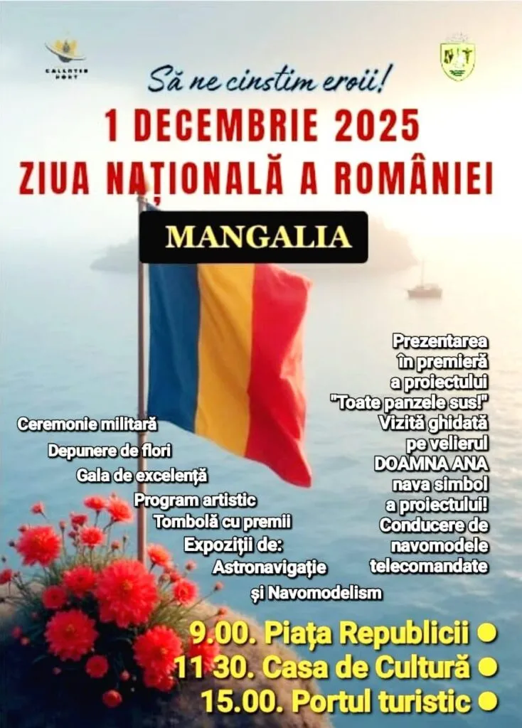 Gală de excelenţă, plimbări cu velierul, spectacole – printre activităţile organizate la Mangalia pe 1 Decembrie – foto 2