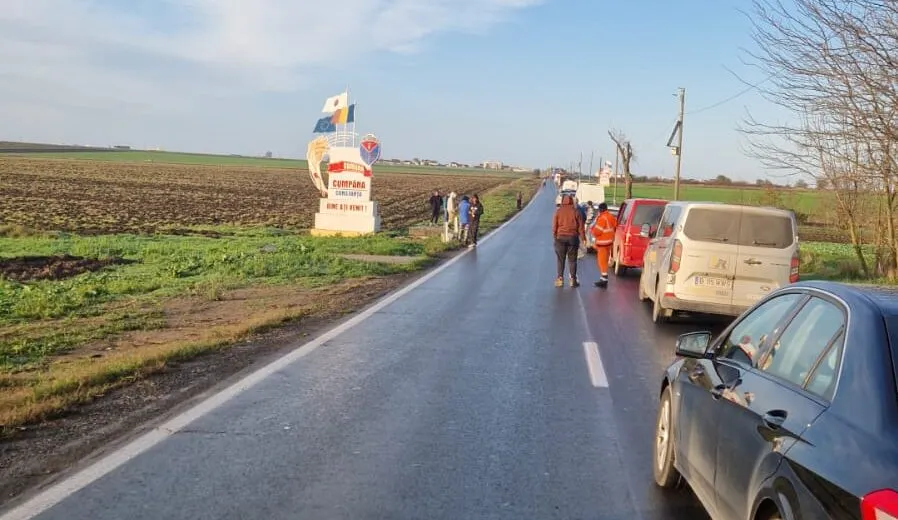 Accident rutier pe podul din Cumpăna: trei autoturisme implicate