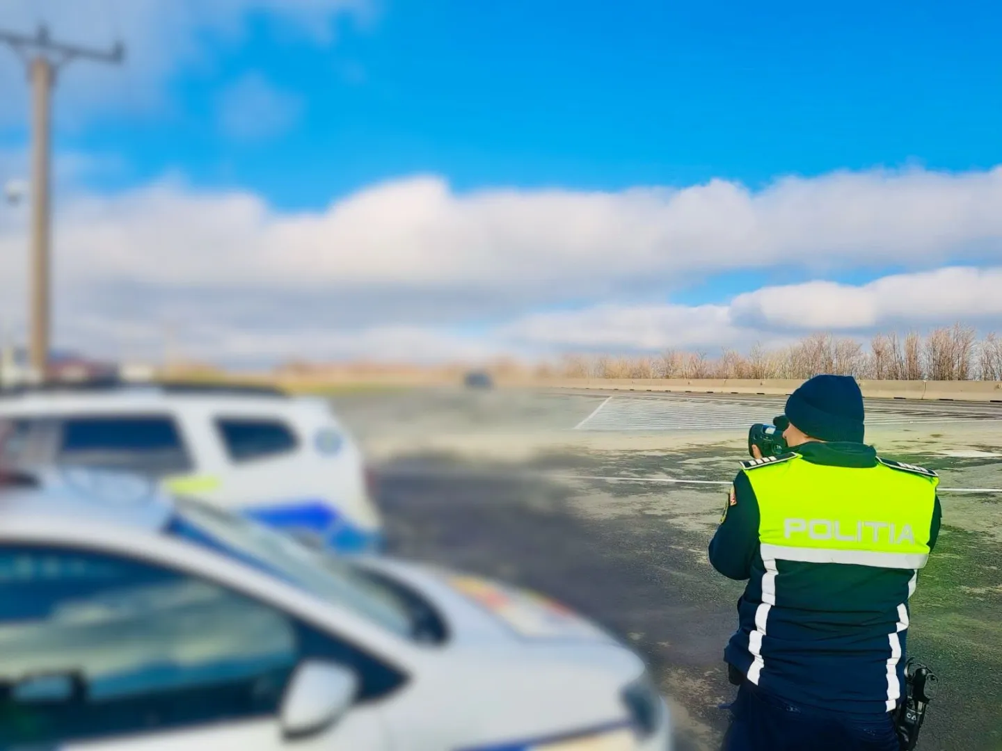 Zeci de amenzi pentru depășirea vitezei după o acțiune a polițiștilor rutieri din Medgidia