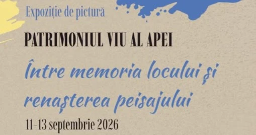„Patrimoniul viu al apei – Între memoria locului și renașterea peisajului”, expoziție de pictură la Centrul Jean Constantin