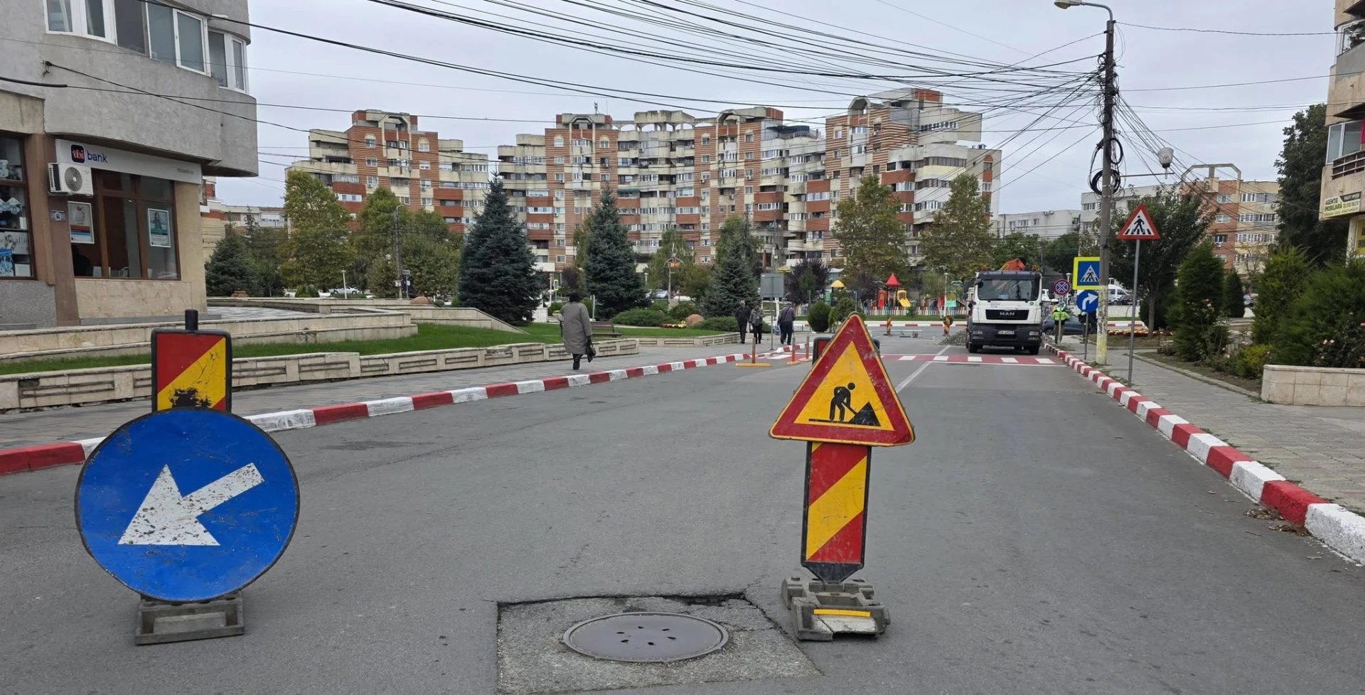 Lucrări și restricții de trafic în centrul orașului Năvodari