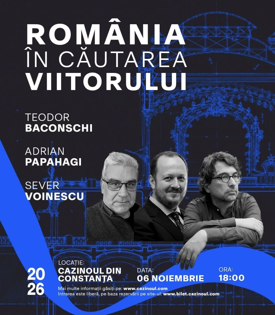 "România în căutarea viitorului" - Teodor Baconschi, Adrian Papahagi şi Sever Voinescu, la Cazinoul din Constanţa – foto 2